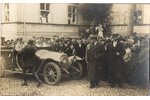 photography, Ulmanis near a car, 20-30ties of 20th cent....